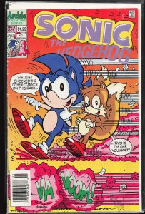 Sonic the Hedgehog #3 Newsstand Edition (1993) Sonic the Hedgehog [Key Issue]