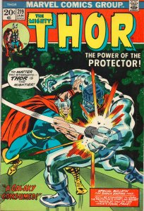 The Mighty Thor #219 - Galaxy Consumed! - 1974 (Grade 6.5)