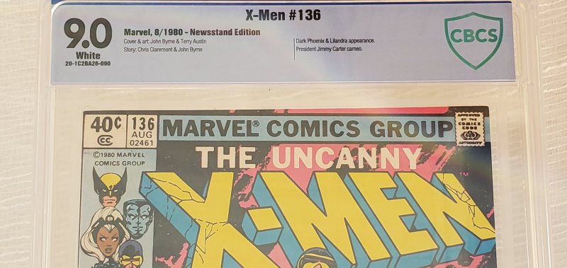 New CBCS Slab! X-Men #136 - CBCS 9.0 - Classic Dark Phoenix Saga