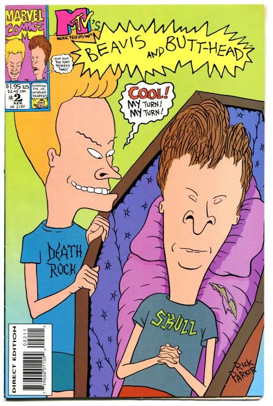 BEAVIS and BUTTHEAD #2, VF/NM, MTV, Cartoon, 1994, Zombies, more in store