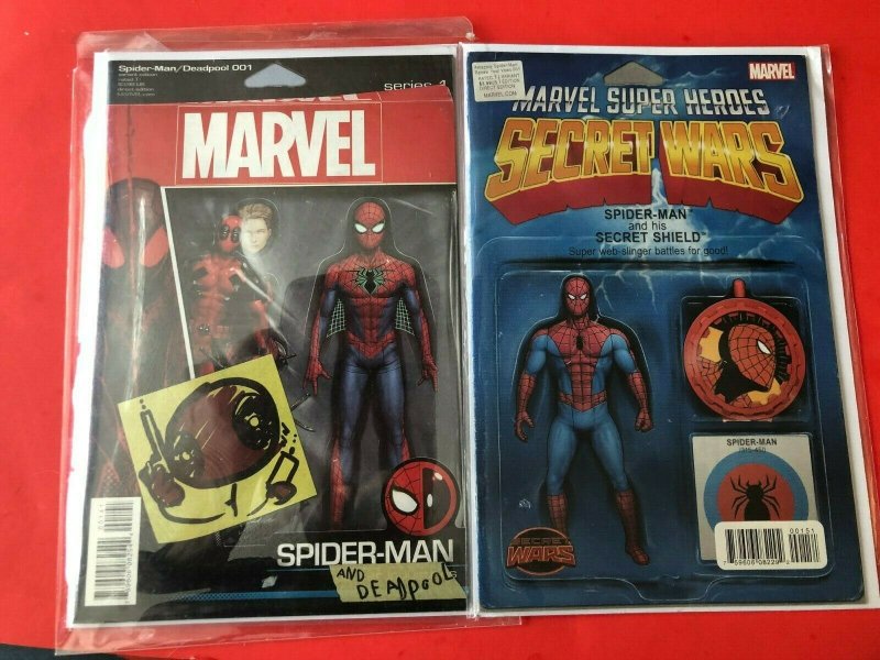 SPIDERMAN/DEADPOOL-001/SUPER HEROES SECRET WARS 001 / HIGH QUALITY