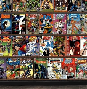 Huge Lot 130+ Comics with Justice League Europe, The Comet, Batman & More!