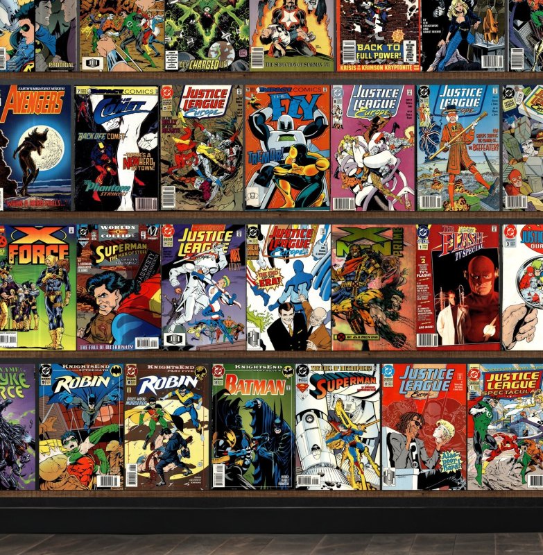 Huge Lot 130+ Comics with Justice League Europe, The Comet, Batman & More!