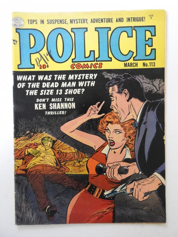 Police Comics #113 (1952) VG/FN Condition!