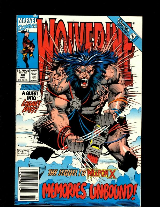 Lot of 12 Wolverine Marvel Comics #40 45 48 49 50 51 52 53 54 55 56 57 J369