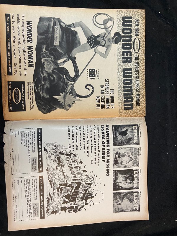 WARREN MAGAZINE EERIE #6 NOVEMBER 1966 VG/FN