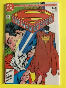 SUPERMAN   THE MAN OF STEEL MINI SERIES   #5 OF 6  1986  DC  /  UNREAD  /  NM 