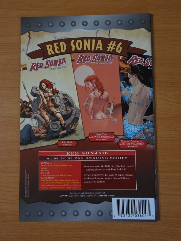Red Sonja #5 Isanove Cover B Variant ~ NEAR MINT NM ~ 2006 Dynamite Comics