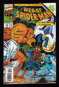 Web of Spider-Man #105 Direct Edition Signed by Alex Saviuk (8.0) 1993