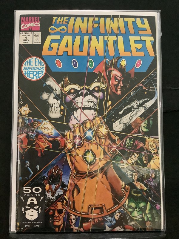 The Infinity Gauntlet #1 Direct Edition (1991)