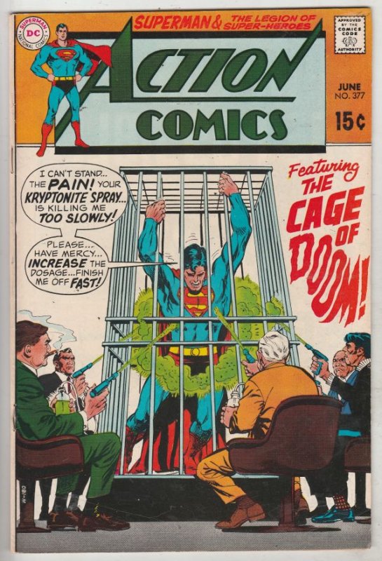 Action Comics #377 (Jun-69) VF/NM High-Grade Superman, Superboy