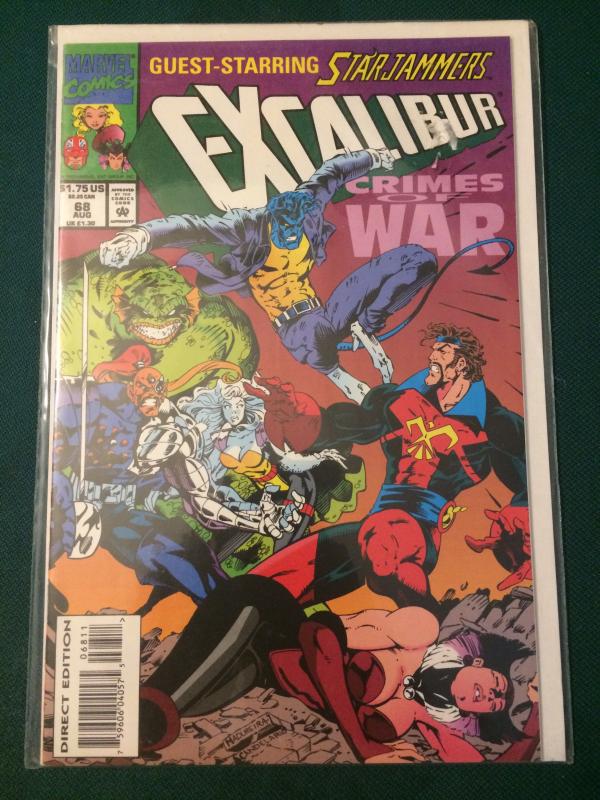 Excalibur #68 guest-starring Starjammers