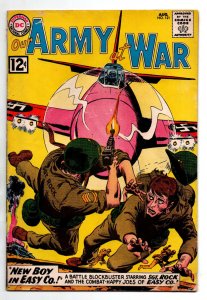 Our Army at War #121 - Sgt Rock - Easy Company - Kubert - 1962 - (-VG)