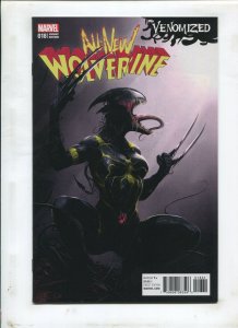 ALL-NEW WOLVERINE #18 - ENEMY OF THE STATE II pt 6 (9.2) 2017 VENOMIZED VARIANT