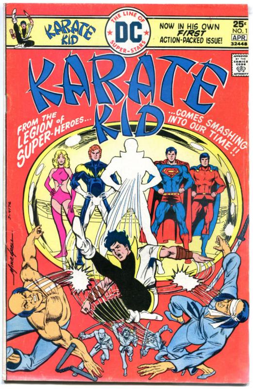 KARATE KID #1, VG/FN, Ric Estrada, Legion of Super-Heroes, 1976,more DC in store