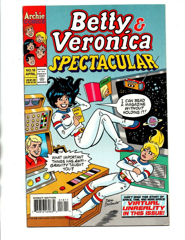 Betty and Veronica Spectacular #18 - astronaut cover - Dan DeCarlo -1996 - VF/NM