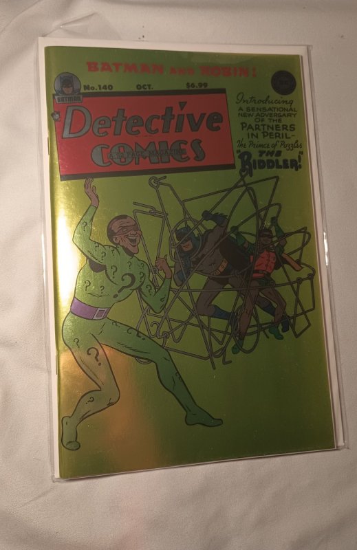 Detective Comics #140 Facsimile Edition Cover (1948) foil