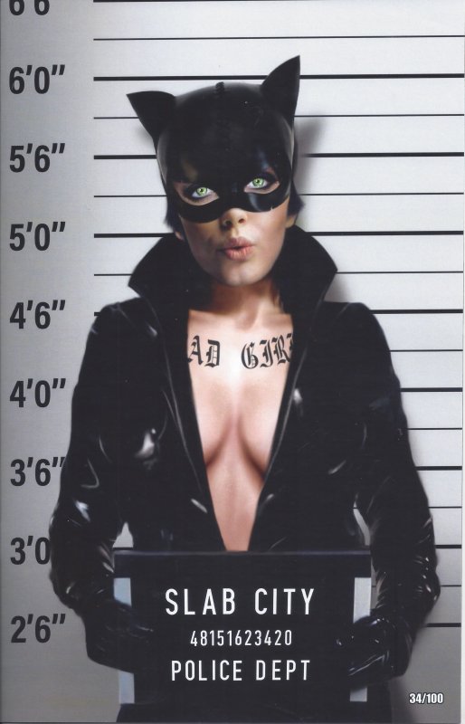 NOTTI & NYCE #1 COSPLAY GALLERY CATWOMAN HOMAGE COVER by PIPER RUDICH LTD 100