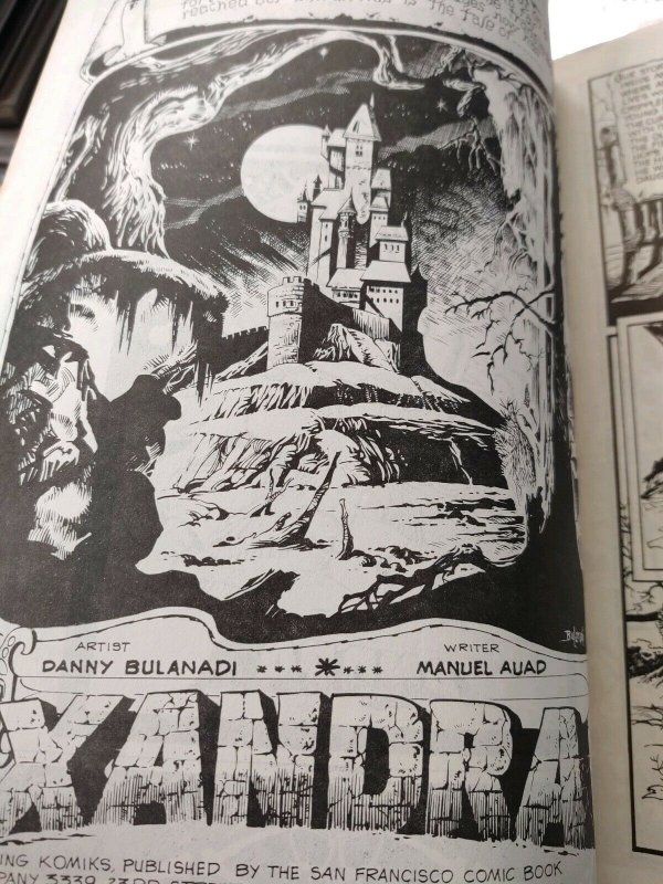 Coching Komiks #1 FN- (1st) print - xandra - underground comix - bulanadi 1976