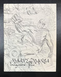 (1970) Marvelmania Magazine #5 Jack Kirby Spider-Man Cover! RARE!