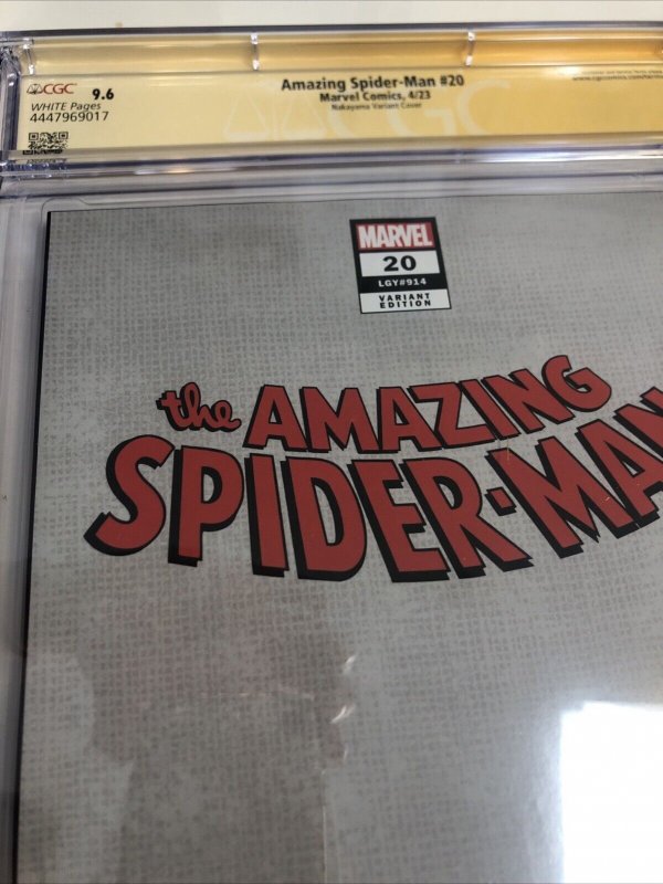 Amazing Spider-Man (2023) # 20 (CGC 9.6 SS) Signed David Nakayama *Marvel Comics