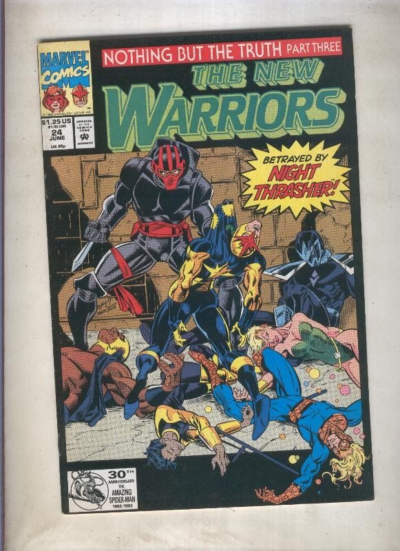 The New Warriors volumen 1 numero 024 (1992)