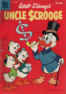 Uncle Scrooge (Walt Disney) #27 GD ; Dell | low grade comic November 1959 Water 