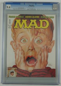 Mad Magazine #303 CGC 9.4 - RARE Hussein Asylum Edition - Home Alone - June 1991 