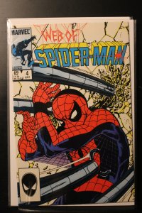 Web of Spider-Man #4 Direct Edition (1985)