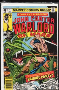 John Carter Warlord of Mars #4 (1977) John Carter Warlord of Mars