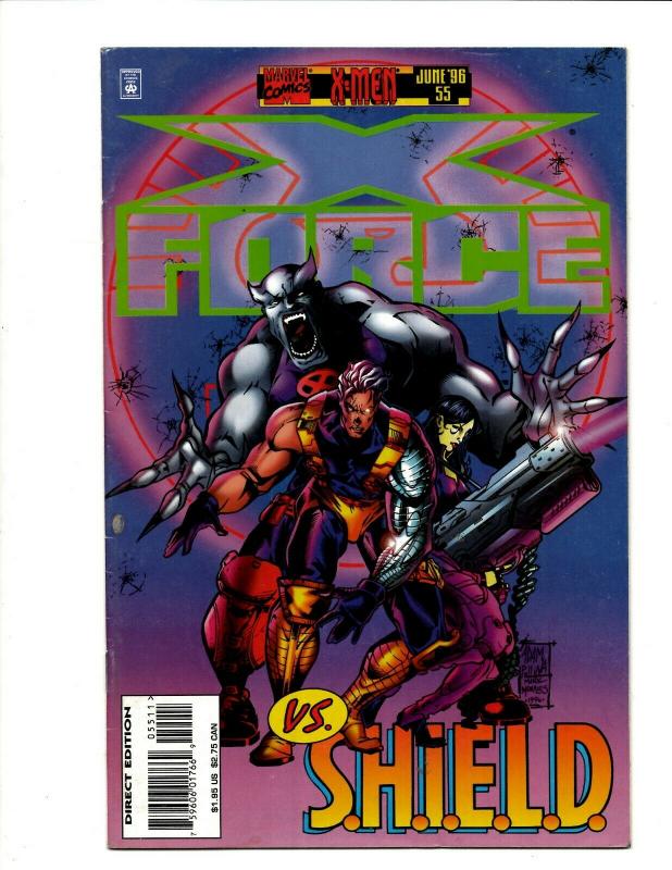 10 Comics XForce 55 61 64 65 76 78 79 Annual 96 Savag Wolverine 1 Origins 12 SN1