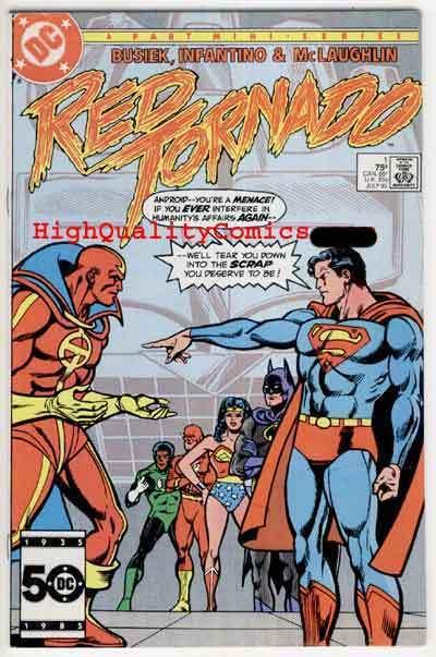 RED TORNADO #1, NM, Wonder Woman, Batman, Superman, 1985, Carmen Infantino