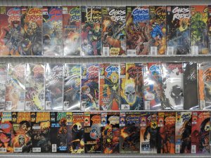 Huge Lot of 180+ Comics W/ Ghost Rider, Batman, Swamp Thing Avg VF- Condition!