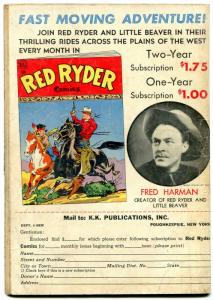 Red Ryder #61 1948-Dell Western Golden Age- Fred Harman VG 