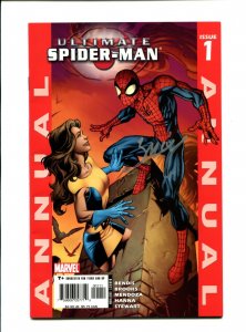 Ultimate Spider-Man Annual #1 - Signed Mark Bagley (7.5) 2005