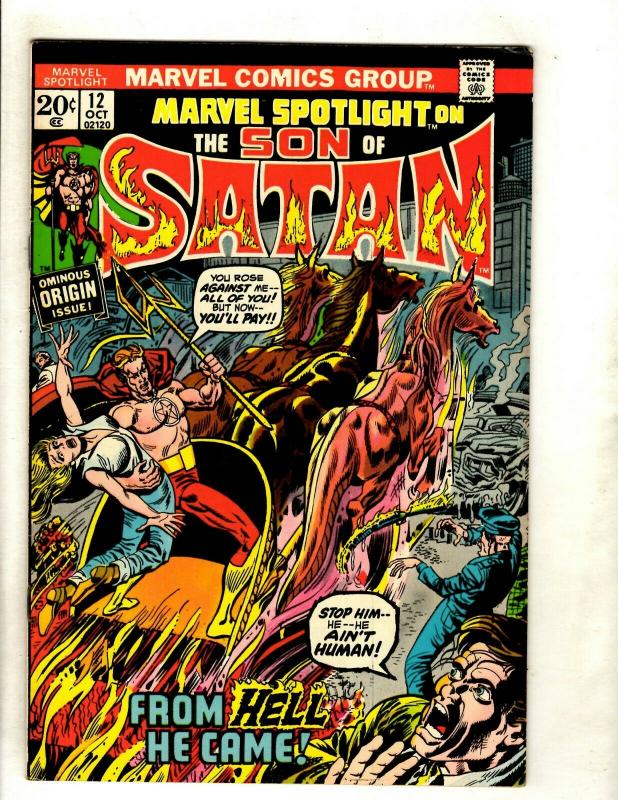 Marvel Spotlight # 12 FN/VF Comic Book Feat Son Of Satan 1st Full Appearance RS1