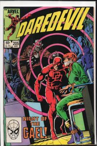 Daredevil #205 Direct Edition (1984) Daredevil