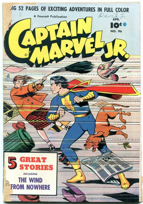 Captain Marvel Jr. #96 1951- Fawcett Golden Age reading copy