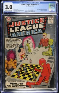 Justice League of America #1 (1960) CGC 3.0