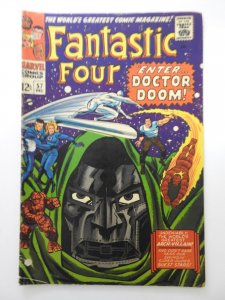 Fantastic Four #57 (1966) 3-Hole Punch! Solid Good Condition!