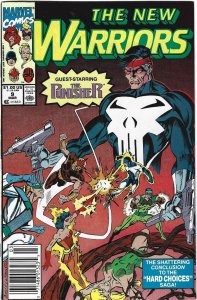 The New Warriors #7 through 10 Newsstand Edition (1991)