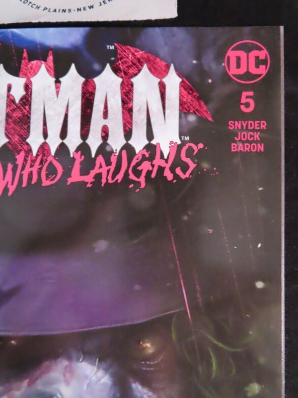 BATMAN WHO LAUGHS #5 NM FRANCESCO MATTINA FRANKIE'S variant DC Comics