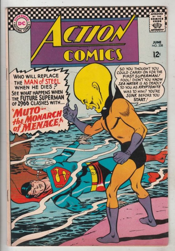 Action Comics #338 (Jun-66) VF/NM High-Grade Superman, Supergirl