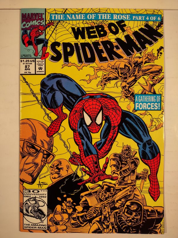 Web of Spider-Man #87 Direct Edition (1992)