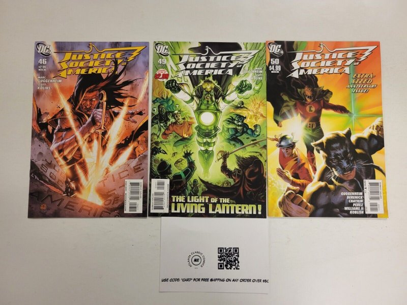 3 Justice Society of America DC Comic Books #46 49 50 80 TJ15