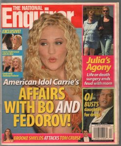 National Enquirer 6/13/2005-Carrie Underwood-Julia Roberts-Tom Cruise-VG