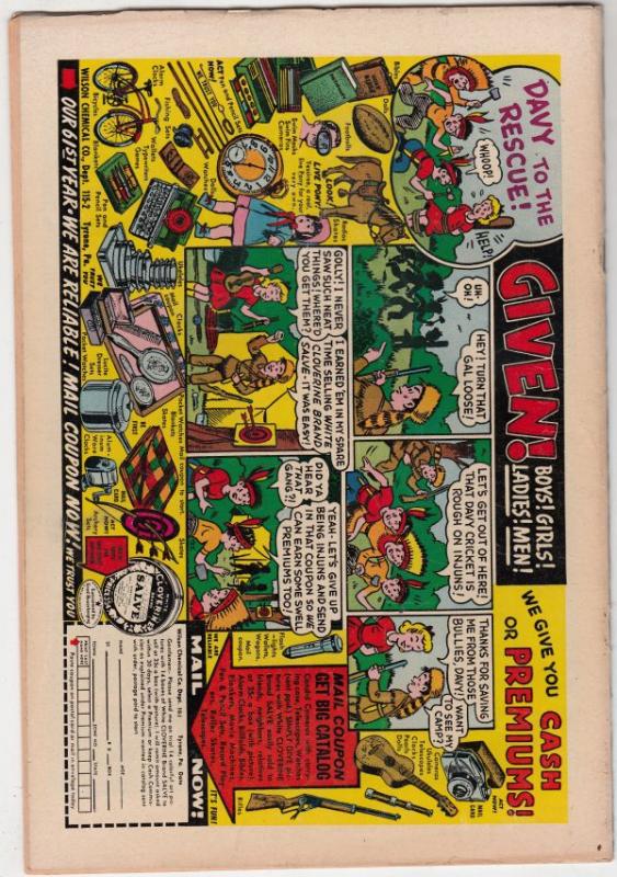 Daniel Boone, Frontier Scout #5 (May-56) FN+ Mid-High-Grade Davy Crockett