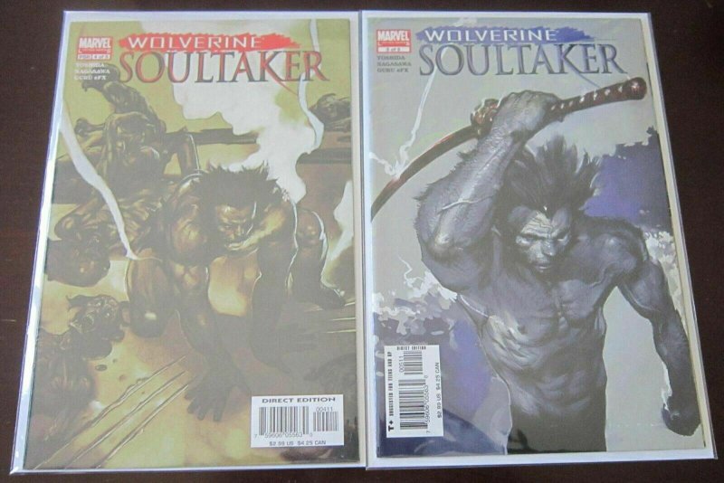 Wolverine Soultaker Comics Set # 1 - 5 - 8.0 VF - 2005