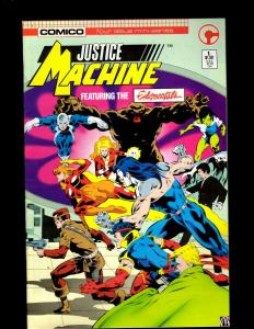 Lot of 11 Comics Justice Machine #9 13 14 15 16 17 18 20, Elementals #1 2 3 JF20