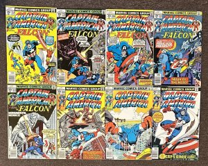 Captain America + Falcon #218,219,220,221,222,223,224,225 Jack Kirby 1977 Lot